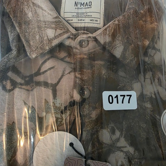 NOMAD Craft+Flow Men's Cozy Thermal Lined Flannel Shacket Burton Camo M NWT - Picture 10 of 10